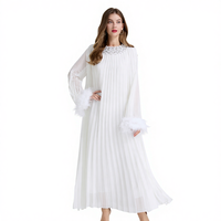 Robes maxi de luxe pour femmes, robe de soirée formelle longue jusqu'au sol avec des détails brodés à la main et un tissu durable