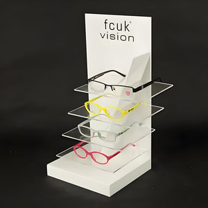 Tùy chỉnh hiện đại thân thiện với môi Acrylic kính hiển thị đứng có thể tái chế cửa hàng bán lẻ Countertop Kính mát hiển thị - Product Image 4