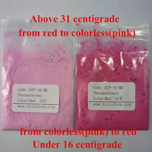 Temperatura de calor sensible en polvo pigmento termo crómico para tela plásticos pinturas - Product Image 4