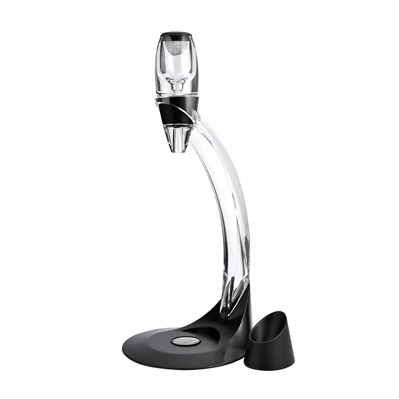 High Grade Decanter Tower Stand Set Essential Acrylic Red Wine Aerator with Stand