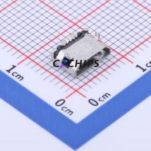 KH-MICRO6.4ZH-5P USB Connector SMD Connector ( Connector Type: Micro-B )( Protocol Standard: USB 2.0 )( Gender: Female ) - Product Image 1