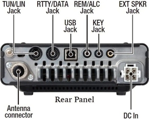 Nguồn nhà máy Outlet bán buôn ban đầu Yaesu FT-891 đài phát thanh xe hơi, chế độ đầy đủ thu phát di động sóng ngắn vô tuyến di động 50km - Product Image 2