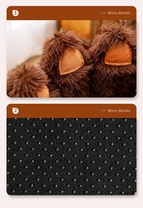 Cama para Perros y Gatos Cathouse, Cueva Ecológica de Felpa, Cama Cálida para Perros y Gatos para Invierno, Colchón en Caja, Suministros para Mascotas - Product Image 3