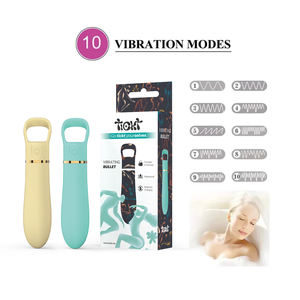 Vibrador de bala eléctrico fácil de viajar con carga USB para damas Masajeador de dedos de compañía magnético de varias velocidades - Product Image 5