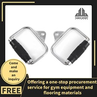 Poignée en acier en forme de D recouverte de caoutchouc, barre de musculation de 24 kg pour soulever des poids morts, barre de tirage latéral, accessoires pour machine à câble en forme de V, corde pour triceps