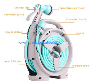 ऑटो गार्डन रिट्रेटेबल प्लास्टिक पानी नली और एब्स के साथ एडजस्टेबल और वाशिंग कार और बागवानी के लिए लचीला - Product Image 2