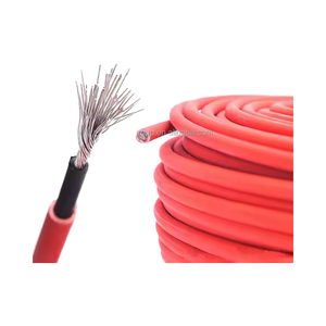Câble d'alimentation solaire en cuivre étamé XLPE XLPO isolé simple 2.5MM 4MM 6MM 10MM 16MM câble CC de panneau PV pour centrales électriques <span class=keywords><strong>500m</strong></span> - Product Image 2