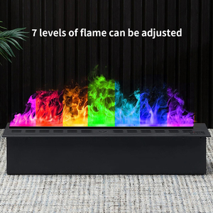 Hiện đại LED ngọn lửa 3D hơi nước sương mù nhân tạo lò sưởi trang trí nội thất điện lửa nơi hơi nước lò sưởi - Product Image 2