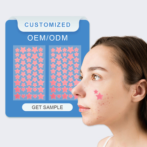 Patchs anti-acné en forme d'étoile, patchs décoratifs pour boutons pour les Génération Z, patchs hydrocolloïdes pour imperfections du visage et du corps, imperméables - Product Image 2