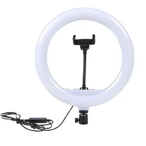 10-Inch Ring Light With 10W Power Photographic Lighting And 1.1 Temperature For Live Streaming Makeup Includes Tripod