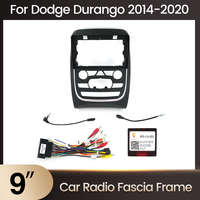 Marco de Radio para Auto MEKEDE para Dodge Durango 2014-2020 de 9 Pulgadas con Marco de Audio para Auto de Plástico