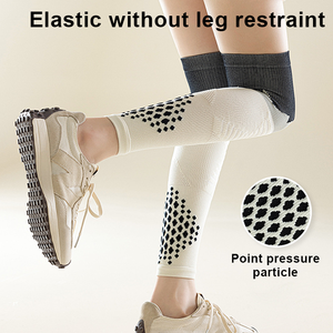 Manchons de jambe de <span class=keywords><strong>compression</strong></span> à gradient de Offre Spéciale Spandex Polyester et nylon pour l'entraînement et la protection quotidiens des jambes - Product Image 2