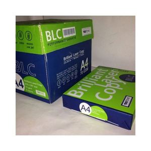 Vente en gros de papier de copie BLC Brillant Laser A4 80 GSM 75 GSM 70 GSM papier A4 à prix d'usine/papier bond - Product Image 1