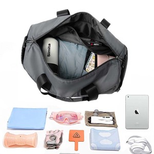 Sac de sport Oxford étanche pour voyage, yoga, séparation sec/humide, sac de gym, sac de voyage court, compartiment à chaussures - Product Image 4