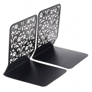 New Design Popular Quality Office School Home Storage Adjustable Metal <b>Book</b> Holder Stand Bookends - Product Image 3