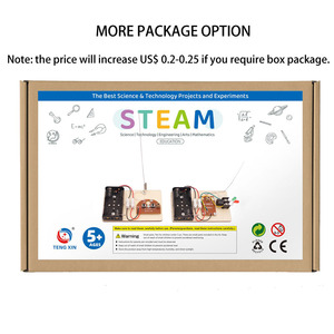 Hacer su propio juguete, juego de telégrafo para niños, <span class=keywords><strong>kit</strong></span> electrónico artesanal con materiales de madera de alta calidad - Product Image 5
