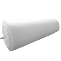 Vente en gros rouleau de frappeur pour couette ouate de polyester de 36 pouces de large ouate de polyester rembourrée écologique en dacron collé