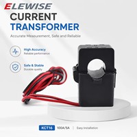Transformador de Corriente de Tipo Abierto de Alta Precisión KCT16, Otras Fases, 100A/5A, 150A/5A, 200A/5A, Estructura de Bobina Dividida, 50-400Hz, Tipo Snap-On