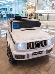 รถเข็นเด็กสี่ล้อไฟฟ้าสองที่นั่งสำหรับรถของเล่นเด็กผู้ปกครองพร้อมโครงสร้างพลาสติก - Product Image 4