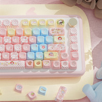 Claw Doll Theme Keycaps 112 Keys M-oa Profile Durable PBT Dye Subbed Keycaps for Mx Switch 68/104/108 Mechanical Keyboard