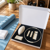 Ensemble d'accessoires de Pilates pour femmes en silicone souple avec logo personnalisé, avec poids en silicone pour les chevilles et les poignets pour l'entraînement (toutes saisons)