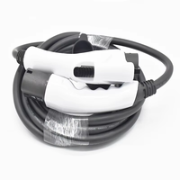 Accessoires de voiture Offre Spéciale Chargeur cc Câbles Ev 5M Câble de charge PVC Cordon 16A Chargeur EV Type 1 à Type 2 Mode 3 Câble de charge