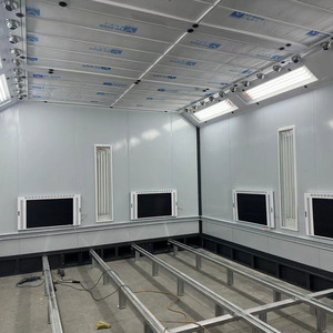 Certificado CE, cabina <span class=keywords><strong>de</strong></span> pulverización para coche, horno para hornear automóviles para máquina, trabajo <span class=keywords><strong>de</strong></span> <span class=keywords><strong>pintura</strong></span> corporal, horno <span class=keywords><strong>de</strong></span> pulverización tipo calefacción diésel o Gas/LPG - Product Image 3