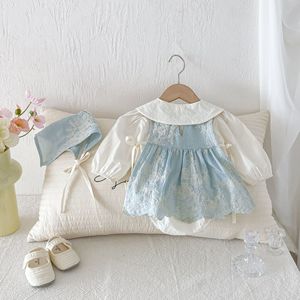 Tutina Primaverile e Autunnale 2026 per Neonati, Stile Occidentale, Pagliaccetto da Principessa per Bambine, Abbigliamento alla Moda per Neonati - Product Image 3