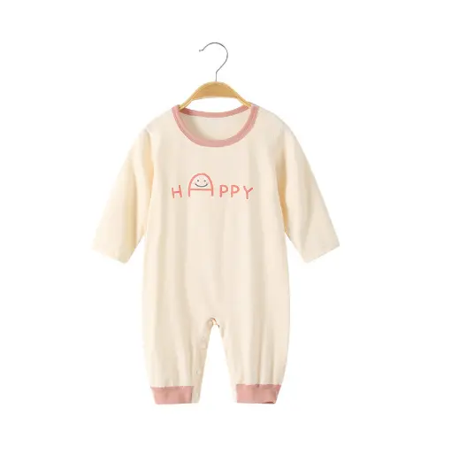 Spring and summer new baby bodysuits boneless air-conditioned clothes for men and women thin modal baby onesies