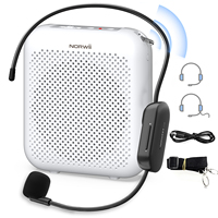 Norwii 15W Taşınabilir Ses Yükseltici, 2.4G Kablosuz Mikrofon, Bluetooth Hoparlör, Kablolu Mikrofon ve USB-C Şarj Edilebilir Pil ile