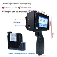 Impresora de Inyección de Tinta Portátil Digital con Pantalla Táctil para Imprimir Fechas de Producción, Fechas de Caducidad, Códigos QR, Códigos de Barras, Números de Lote y Números de Serie