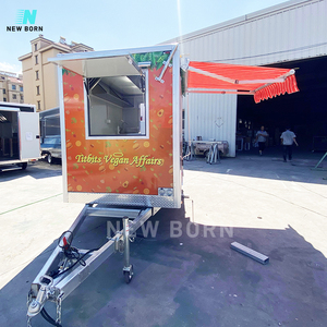 Carrito de comida de China en Pakistán carritos de hamburguesas comida a <span class=keywords><strong>la</strong></span> venta remolque de comida móvil con ruedas - Product Image 5