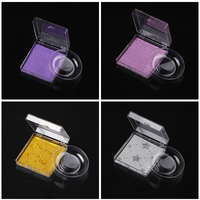 Fqzl — boîte de cils holographique carrée 3d, cils en vison, transparente et vide, boîte d'emballage de luxe