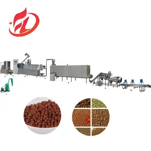 High Productivity Fish Food Extruder Machine Pellets Processing Manufacturing Plant for Fish Feed Industry