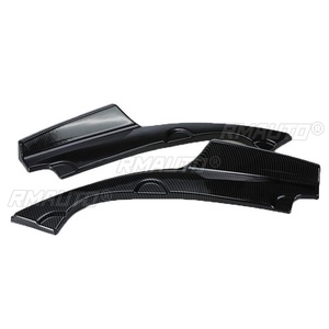 2Pcs <b>Car</b> Rear Bumper Lip <b>Diffuser</b> Splitters Winglet Aprons Spoiler Carbon Fiber for Honda Civic 2016-2018 <b>Car</b> Body Styling Kit - Product Image 4