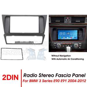 Adaptateur de cadre de montage pour autoradio double DIN 2 Din pour BMW Série 3 E90/E91/E92/E93 2004-2012 - Product Image 1