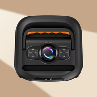 GENCE Single 65-Inch 20W 40W 5.0 Speaker Karaoke Layar Display Baterai Terpasang Kabinet Plastik Portabel Luar Ruangan RGB untuk