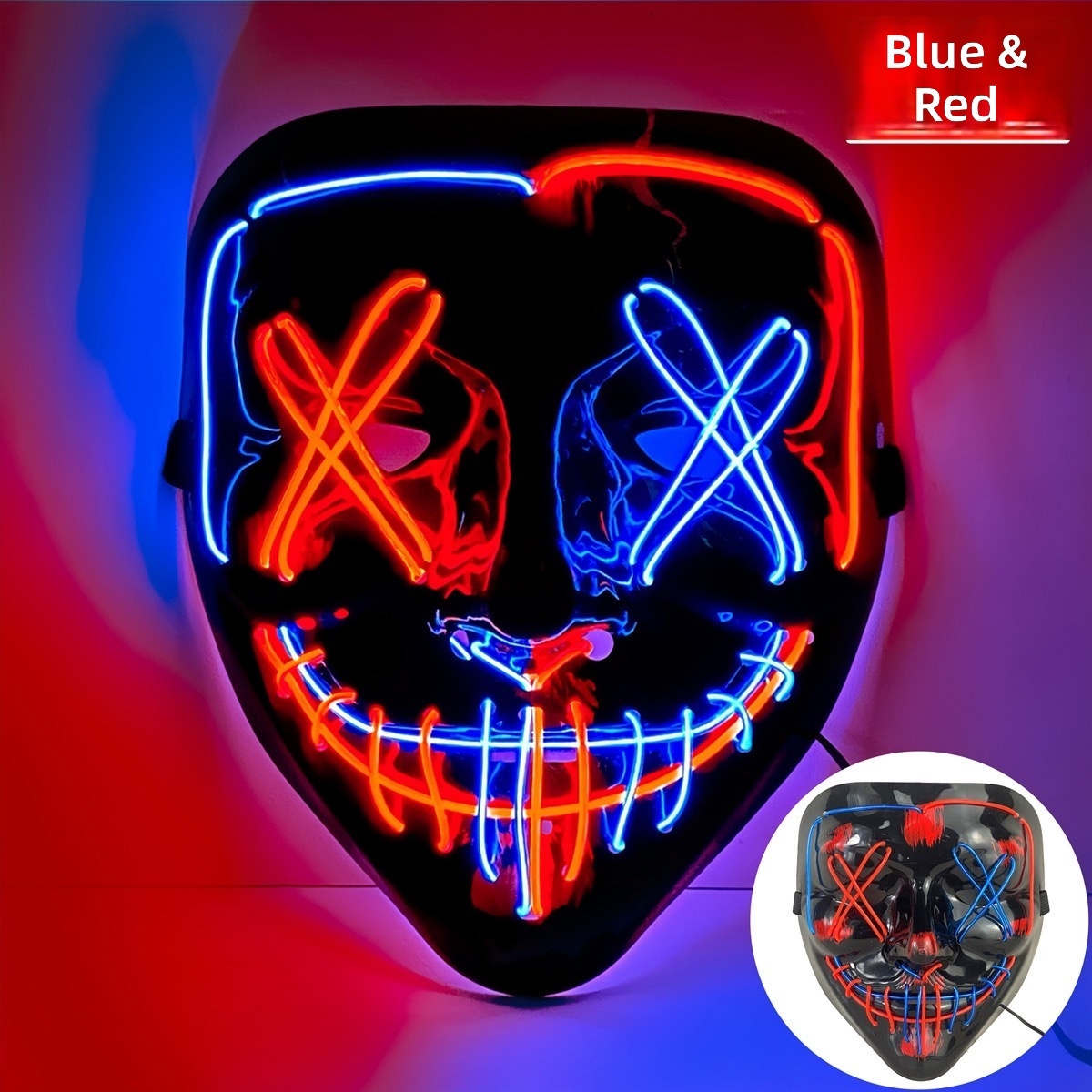 Azul + rojo