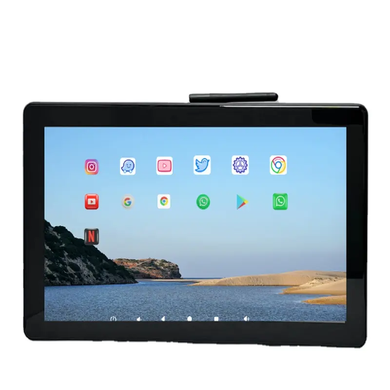 15.6" metal process android telescopic folding portable design screen all-in-one terminal Smart Central Control body computer