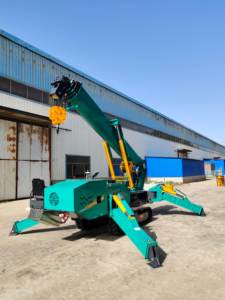 5 टी स्थिर मकड़ी क्रेन कम ग्राउंड प्रेशर ओवरलोड अलर्ट डीजल इलेक्ट्रिक 16.5 मीटर हाइड्रोलिक मकड़ी लिफ्ट लिफ्ट - Product Image 5