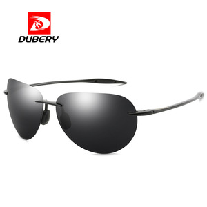 <span class=keywords><strong>Lunettes</strong></span> de soleil classiques <span class=keywords><strong>sans</strong></span> monture D132 DUBERY pour hommes et femmes, <span class=keywords><strong>lunettes</strong></span> de soleil de haute qualité, <span class=keywords><strong>lunettes</strong></span> de soleil miroir pour femmes, UV400 pour la conduite - Product Image 2