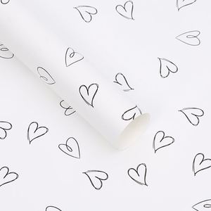 День Святого Валентина в форме сердца, подарок для упаковки, цветочный букет, оберточная бумага для цветов - Product Image 5