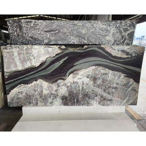 Dalle <span class=keywords><strong>de</strong></span> marbre rose quatre saisons vert exotique personnalisée pour revêtement mural, <span class=keywords><strong>table</strong></span> <span class=keywords><strong>de</strong></span> restaurant et mobilier - Product Image 3