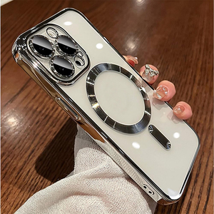 Funda de teléfono móvil magnética galvanizada al <span class=keywords><strong>mejor</strong></span> <span class=keywords><strong>precio</strong></span> para iPhone 16 15 14 13 12 11 Pro Max, funda para <span class=keywords><strong>Samsung</strong></span> <span class=keywords><strong>S22</strong></span> S23 S24 S25 Ultra - Product Image 6