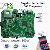 Circuit imprimé pour haut-parleur OEM, haute précision, certifié ISO 9001, usine de fabrication d'assemblages de circuits imprimés, circuit imprimé pour chargeur de batterie externe