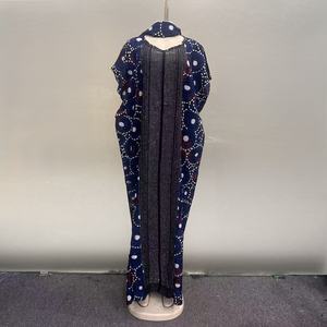 Nuovo Abito Donna Africano 2025 in Cotone Stampato con Fascia Grande Tie-Dye, Etnico, Ampio e Traspirante - Product Image 3