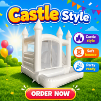 Château gonflable commercial pour enfants, vente en gros, directement de l'usine, faible MOQ, certifié ASTM CE, 10FTx10FT
