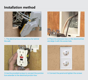 एटीएल ने सूचीबद्ध <span class=keywords><strong>1</strong></span> गिरोह pvc पुराना कार्य विद्युत बॉक्स 8 cu आउटलेट/स्विच बॉक्स जंक्शन बॉक्स जंक्शन बॉक्स जंक्शन बॉक्स - Product Image 6