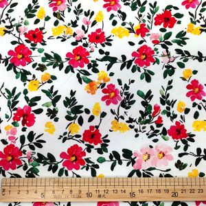 Tissu en popeline de coton imprimé 100 de poids moyen Offre Spéciale pour les vêtements d'été pour femmes - Product Image 4