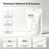 Sachet refermable personnalisé avec fermeture éclair, pour mélange de noix, en papier kraft avec fenêtre transparente, qualité alimentaire, pour emballage de snacks, 200g